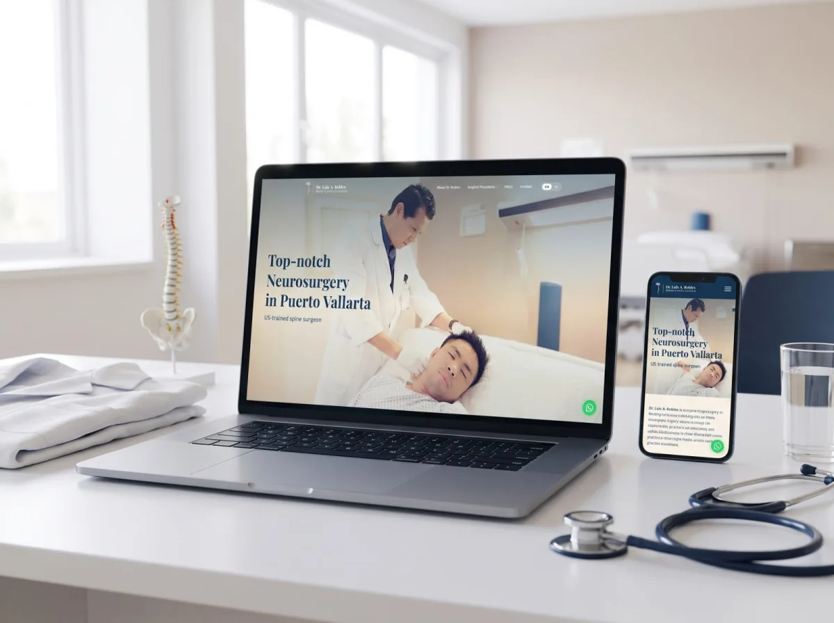 Dr. Luis A. Robles — sitio web diseñado por Mercaboom