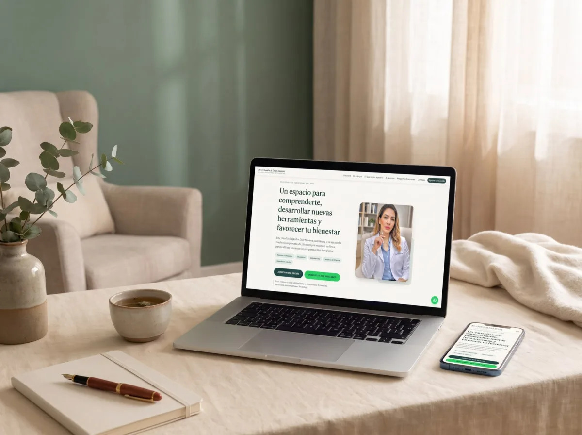Dra. Claudia Díaz Navarro — sitio web diseñado por Mercaboom