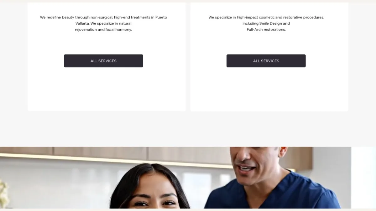 Éclat Smile — captura 3 del sitio web