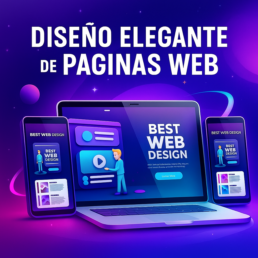 DISEÑO ELEGANTE DE PAGINAS WEB