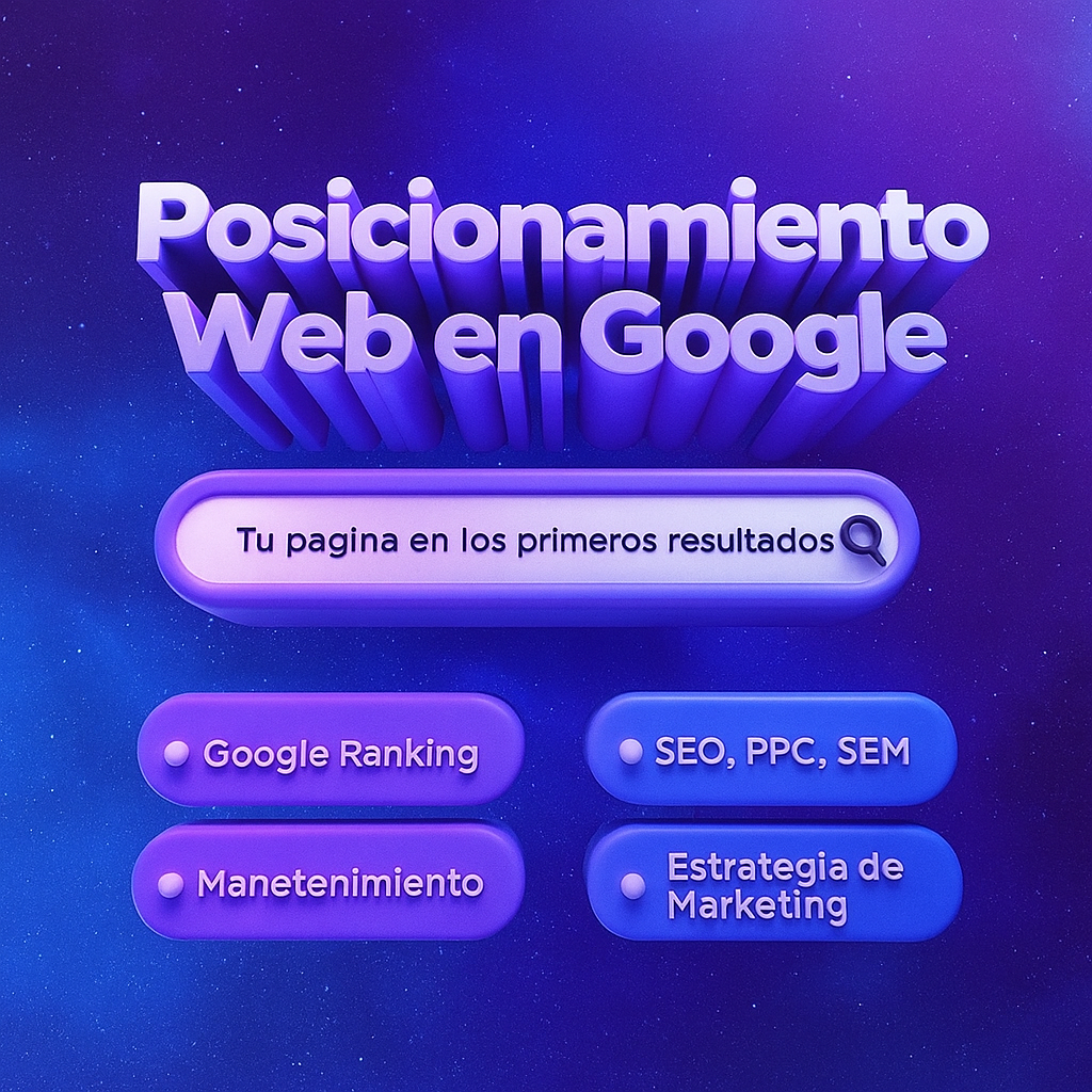 POSICIONAMIENTO WEB EN GOOGLE